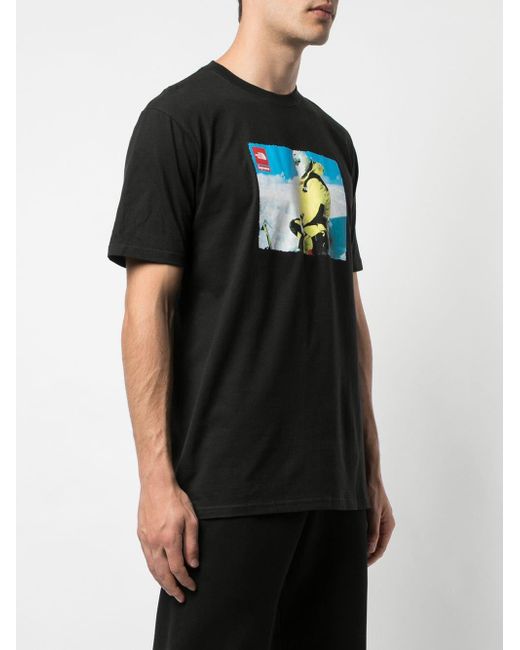 t shirt the north face x supreme