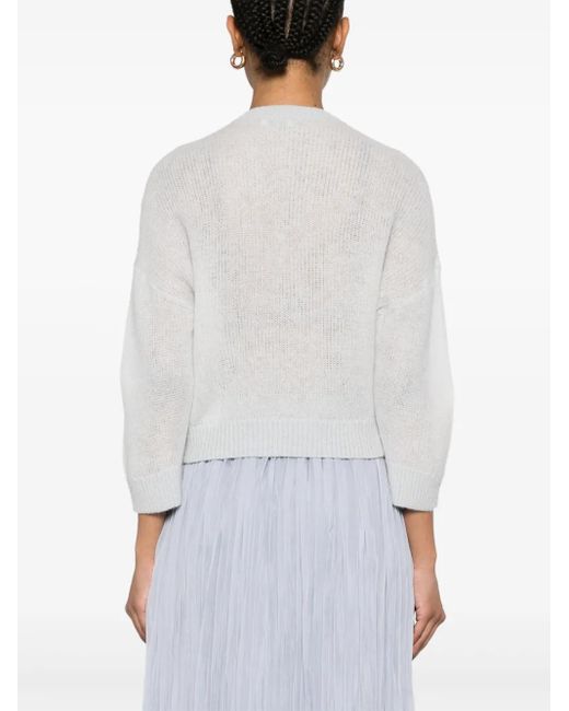 Peserico オープンニット セーター White