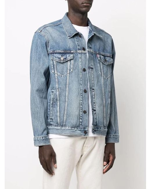 Levi's Blue Skyline Denim Trucker Jacket for men