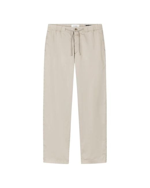Closed White Tropea Drawstring Trousers for men