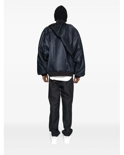 Chaqueta con acabado satinado Yoshio Kubo de hombre de color Blue