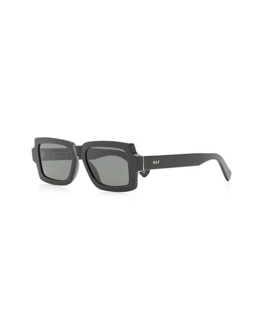Retrosuperfuture Black Rectangle-Frame Sunglasses