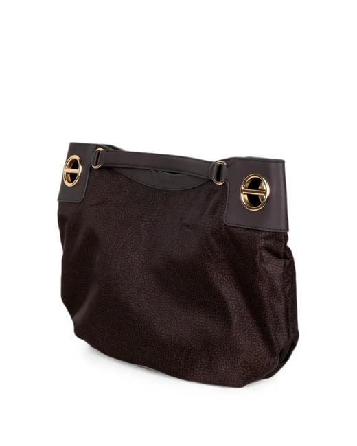 Clutch London Mini di Borbonese in Black