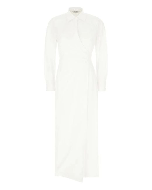 Max Mara White Balzac Maxi Dress