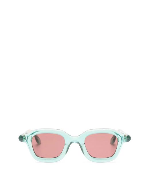 Paloceras Pink Geometric-Frame Sunglasses