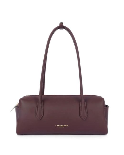 Lancaster Purple Cube Rectangular-Shape Shoulder Bag