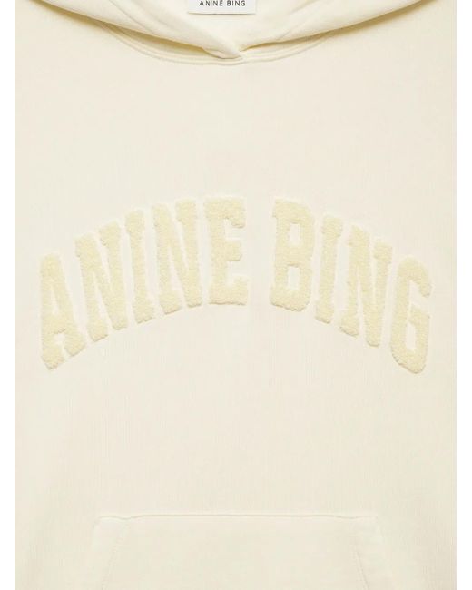 Anine Bing Natural "Harvey" Sweatshirt