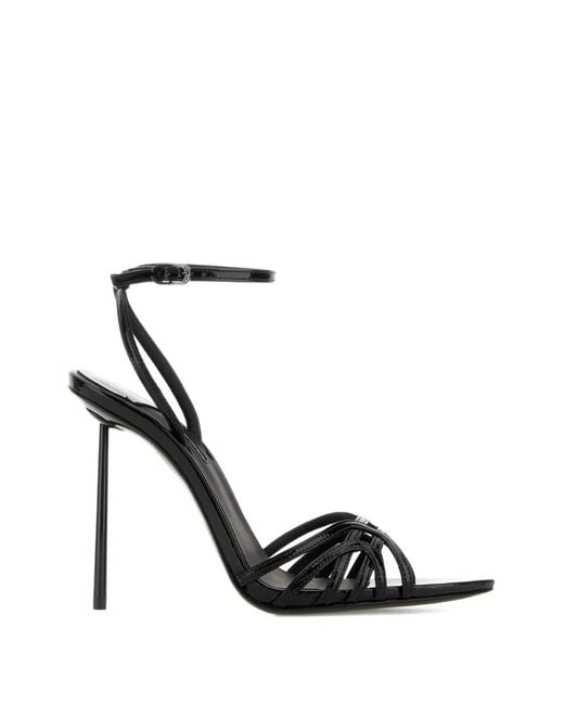 Le Silla Black Heeled Shoes