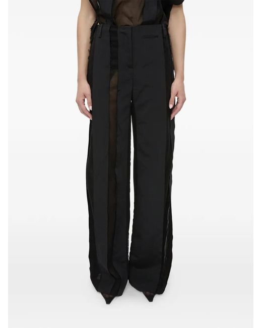 Christopher Esber Black Ignis Parachute Blouse