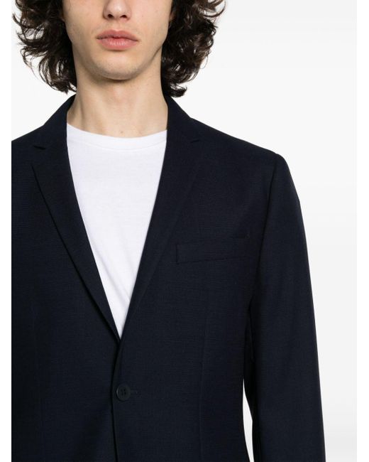 Blazer boutonné en laine Calvin Klein pour homme en coloris Blue