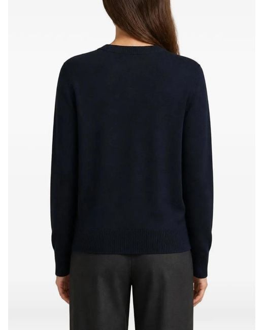RETORI Blue Fine-Knit Sweatshirt