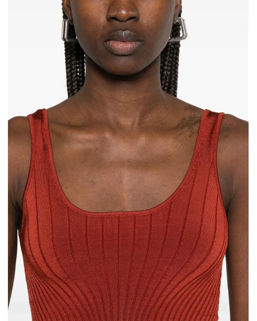 Canotta di Mugler in Red