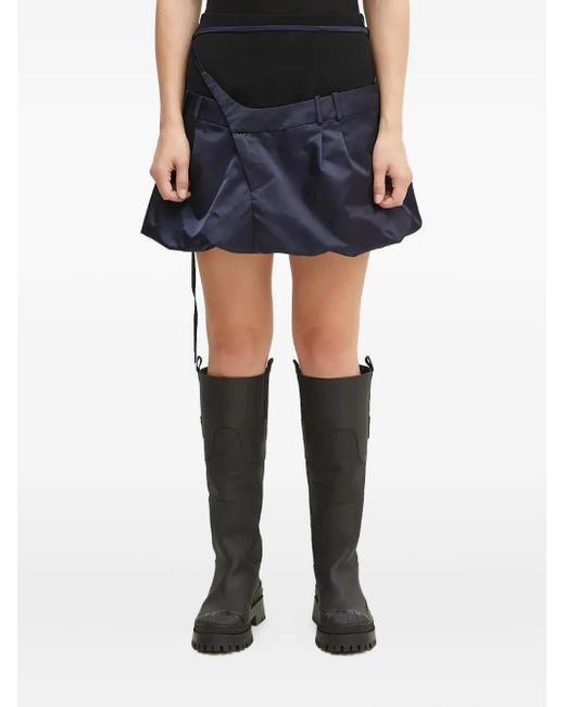 OTTOLINGER Blue Draped Skirt