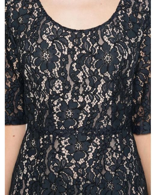 Blanca Vita Black Alnus Lace Midi Dress
