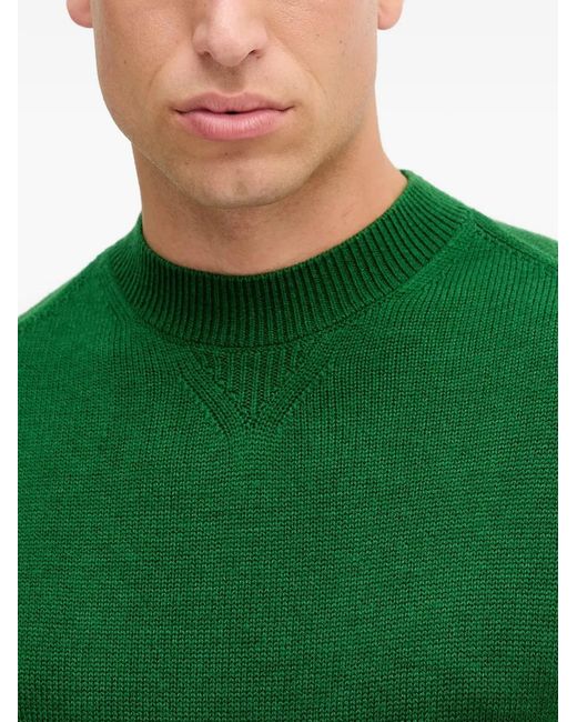 ARMANI EXCHANGE Green Crew-Neck Sweater for men
