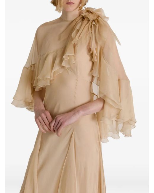 Alberta Ferretti Natural Dress