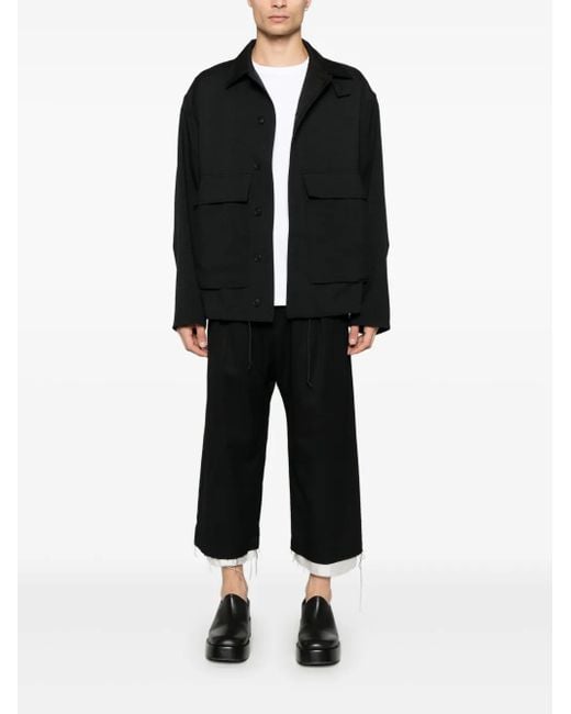 Y-3 Black Printed Jacket for men