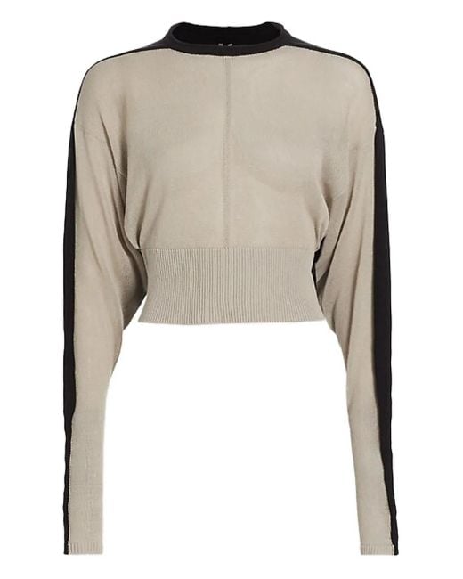 Rick Owens クロップド セーター Natural