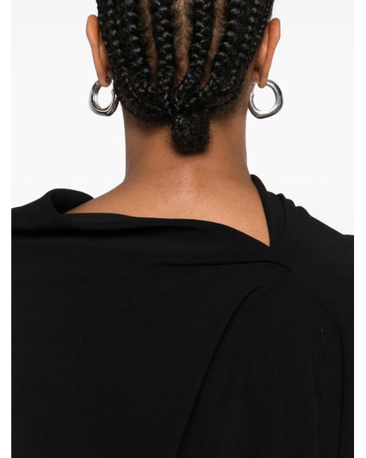 Rick Owens Black Gestricktes Oberteil
