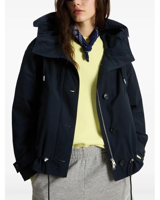 Woolrich Blue Summer Short Parka