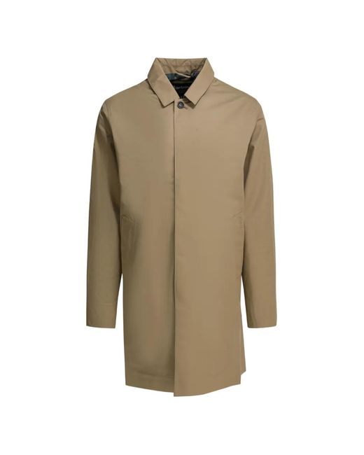 Barbour Geknöpfter Mantel in Natural für Herren