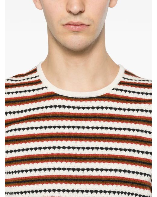 NN07 Natural Bari 6686 Striped T-Shirt for men