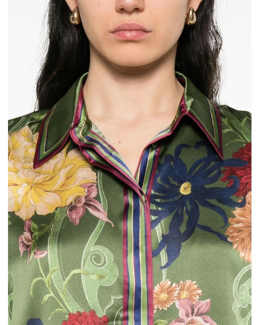 ALÉMAIS Avery Blouse in het Green