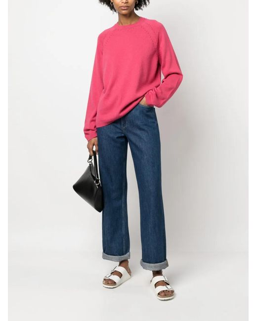 A.P.C. Pink Cut-Out Jumper