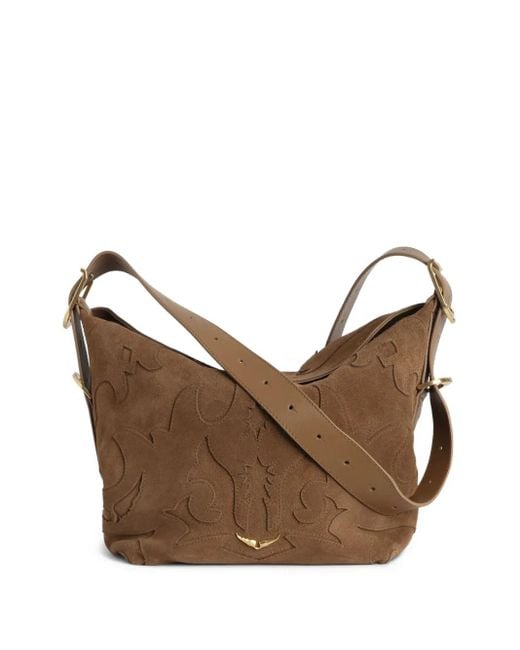 Borsa A Spalla Jane di Zadig & Voltaire in Brown