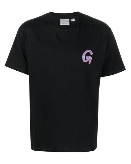 Gramicci Black Chest Logo-print Detail T-shirt for men