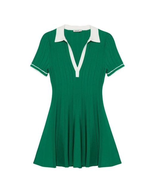 Jonathan Simkhai Green Knitted Mini Dress