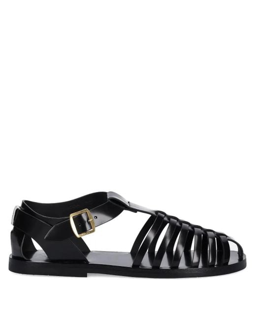Bally Black Buckle-Fastening Sandals
