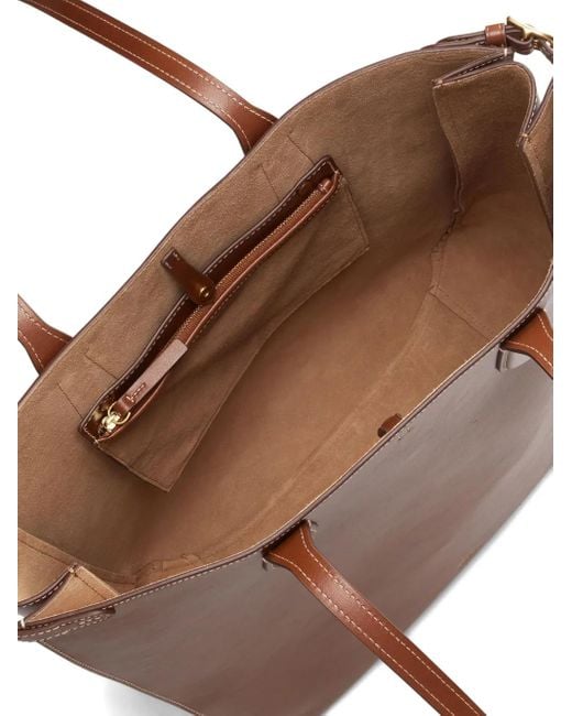 Polo Ralph Lauren Brown Bellport North-South Tote Bag