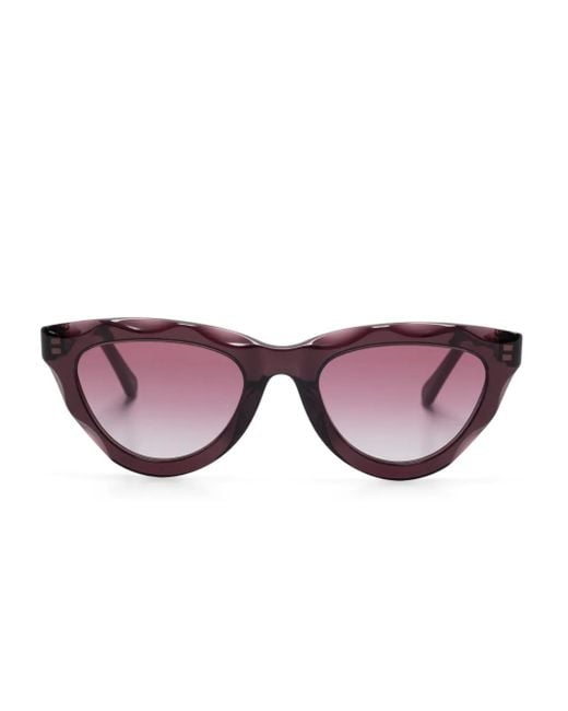 Chloé Purple Cat Eye-Frame Sunglasses