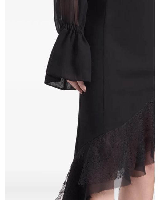 Nina Ricci Black Sheer Blouse