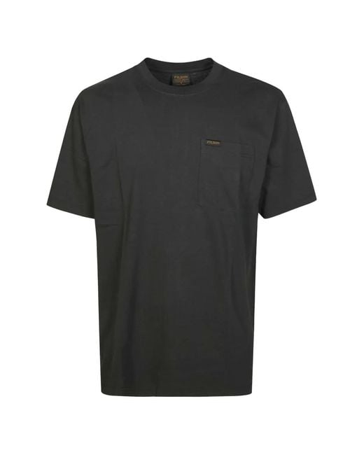 Filson Black Patch-Pocket T-Shirt for men