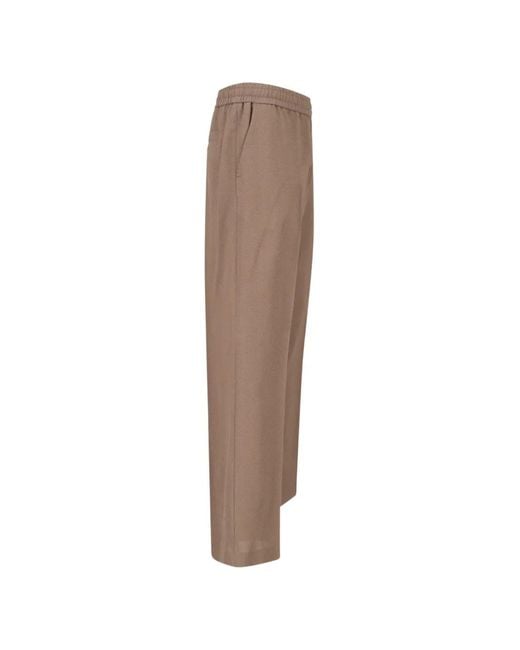 Golden Goose Deluxe Brand Natural Elastic-Waist Star-Appliqué Trousers for men