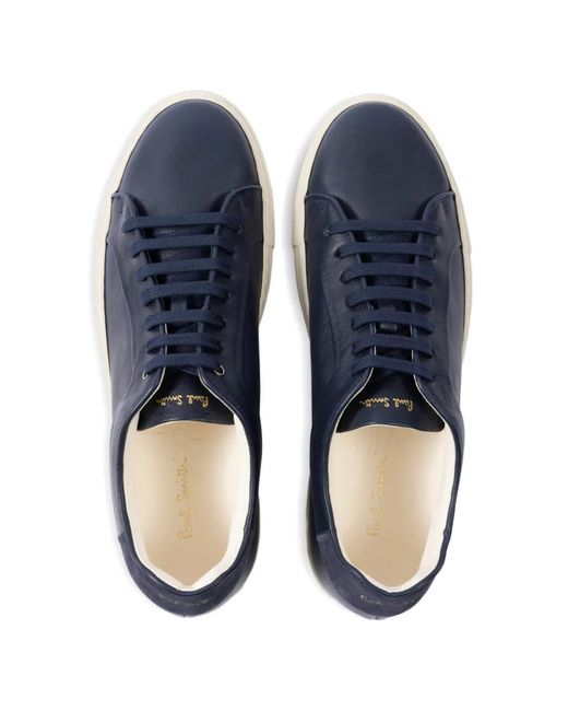 Paul Smith Blue Suede Panel Sneakers for men