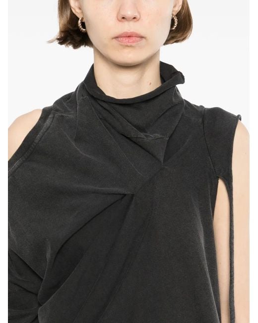 OTTOLINGER Black Shift-Sleeve Top
