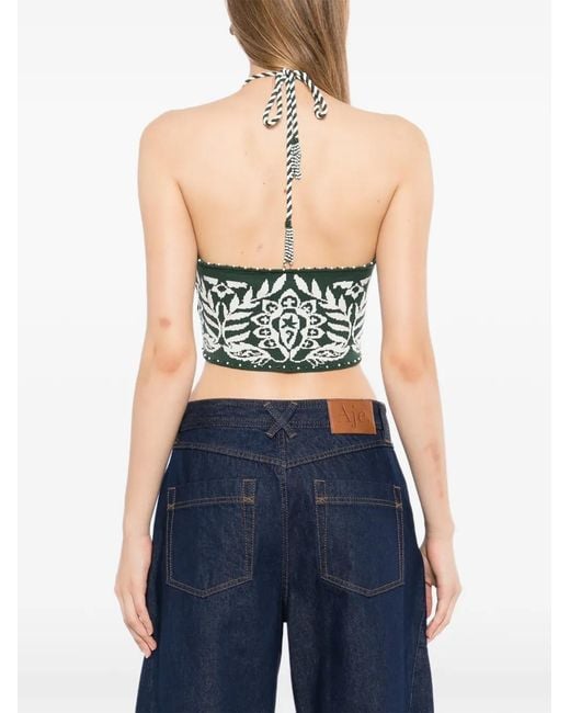 Farm Rio Green Miranda Top