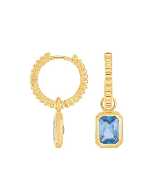 Dower & Hall Metallic Humbug Topaz Earrings