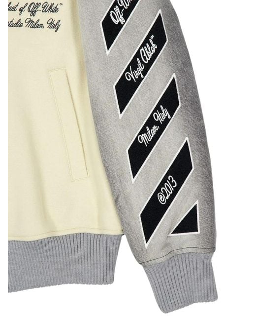 Off-White c/o Virgil Abloh White Buttoned Shirt Jacket for men