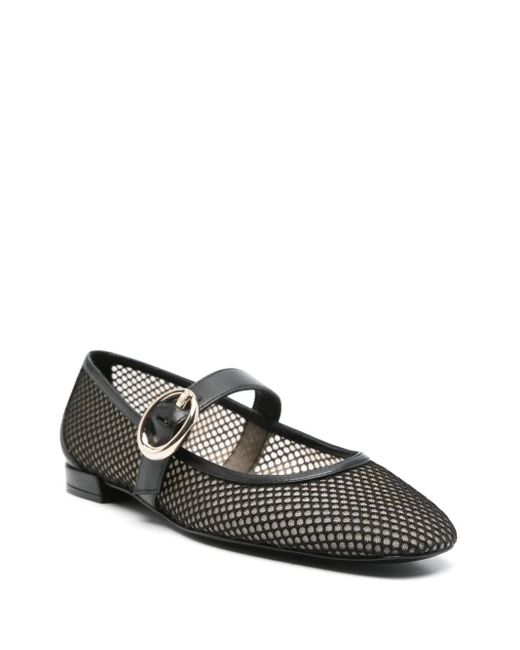 Stuart Weitzman Black Arabella Ballet Flats