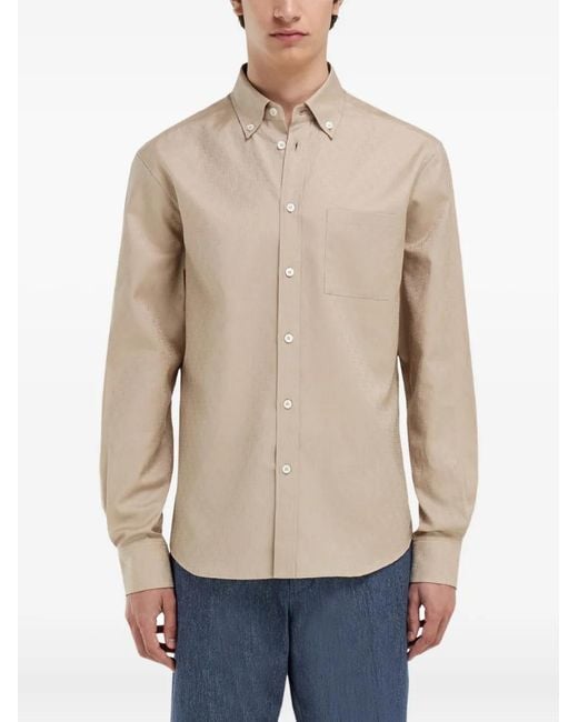 Ferragamo Natural Monogram Shirt for men