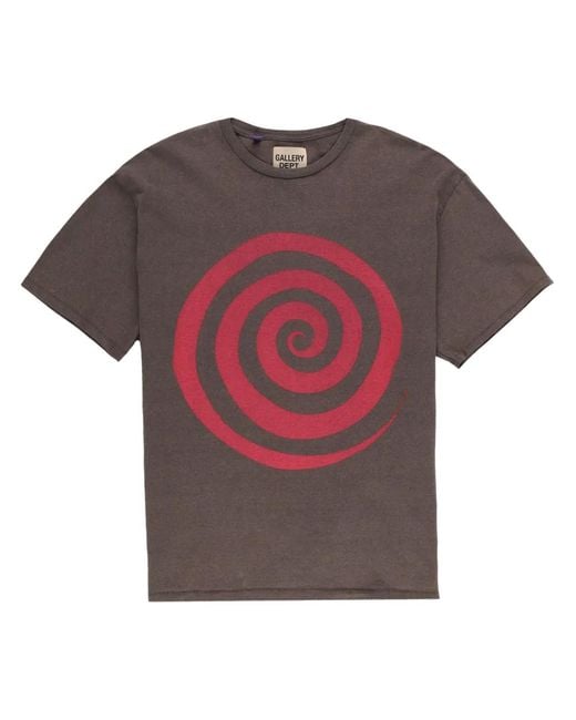 GALLERY DEPT. Red Lost Graphic-Print T-Shirt for men