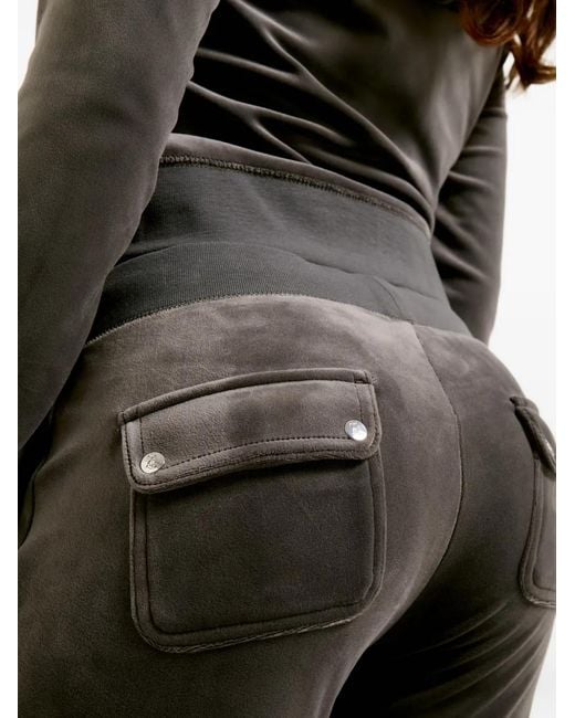 Juicy Couture Black Logo-Detail Track Pants