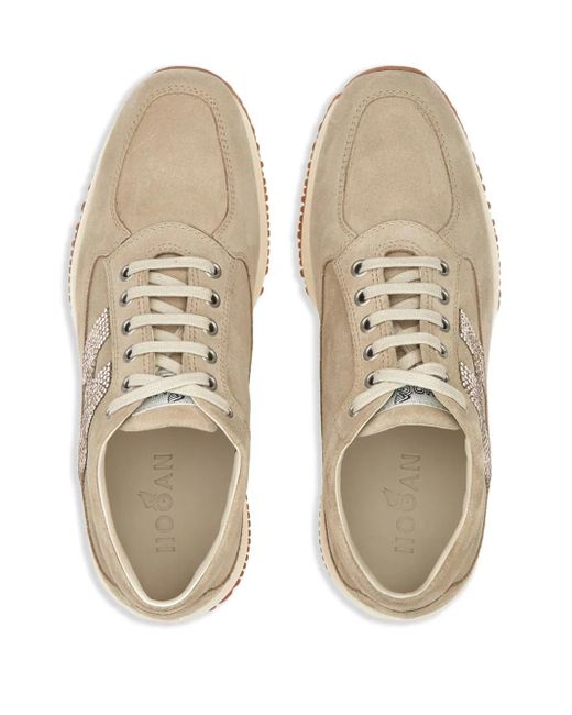 Hogan Natural Leather Sneakers