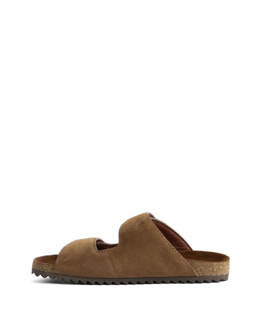 Zadig & Voltaire Brown Santa Fe Logo-Detail Sandals