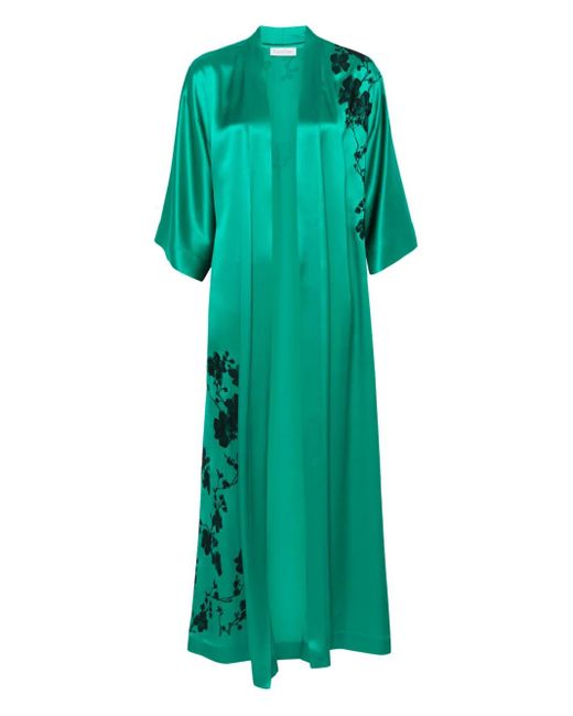 Carine Gilson レースディテール ローブ Green