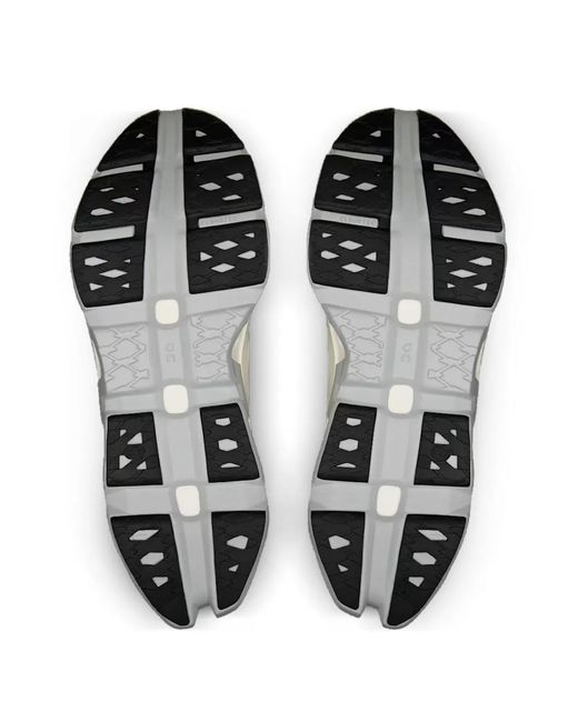 On Shoes White Cloudmster 3 Hyper Sneakers for men